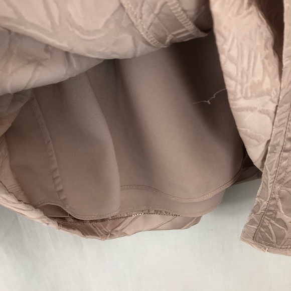 BCBG MaxAzria Dress Strapless Hi Low EUC 2P Tan - Picture 8 of 9